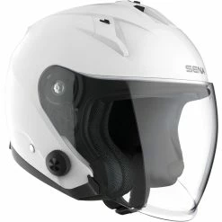Cheapest 💯 Plastic Sena Econo Bluetooth Helmet Jet White Gloss ⌛