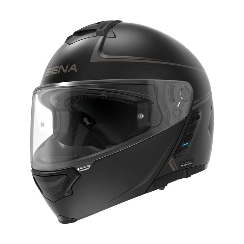 Discount ✔️ Fiber Sena Impulse Modular Helmet Black Matt 🎉 2 Discount ✔️ Fiber Sena Impulse Modular Helmet Black Matt 🎉 - Image 2