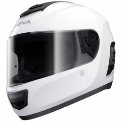 Best deal ⭐ Fiber Sena Momentum Lite Bluetooth Helmet White Gloss ⌛