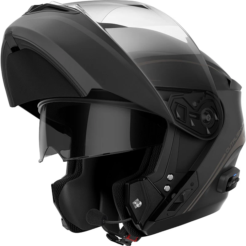 Outlet 🔥 Fiber Sena Outrush R Modular Helmet Black Matt 🧨 1 Outlet 🔥 Fiber Sena Outrush R Modular Helmet Black Matt 🧨