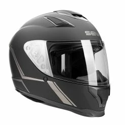 Best Sale 🎉 Fiber Sena Stryker Helmet Black Matt 👏