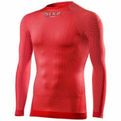 Coupon ⭐ Top Six2 Ts2 4season T 👚 Shirt Long Sleeves Red 🥰